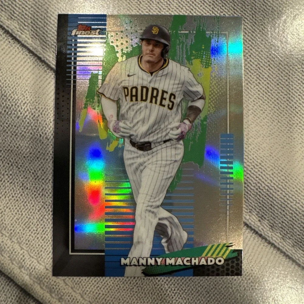 Topps Finest 2026 Manny Machado Refractor San Diego Padres #41
